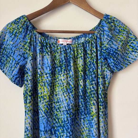 Jude Connally Joy Off Shoulder Shift Dress XS Short Sleeve - Picture 2 of 7
